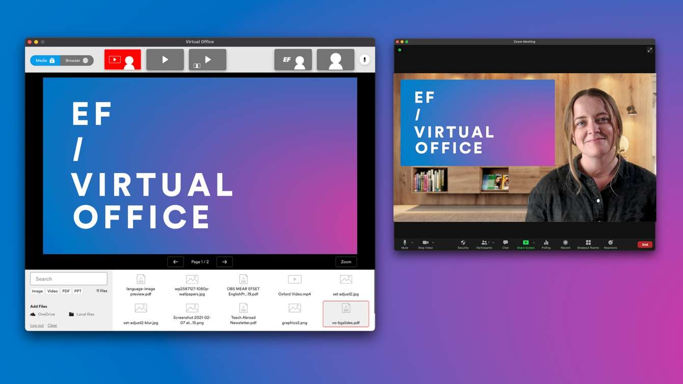 EF Virtual Office prototype